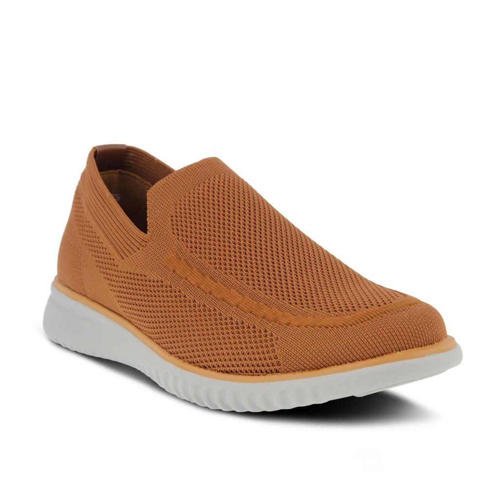 Spring Step Shoes Anders Men's Slip On Shoes Brown